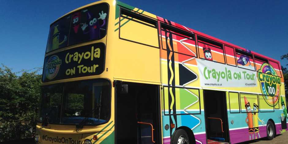 Crayola Bus Tour Enjoys 'Fantastic Early Response' From Kids and Consumers