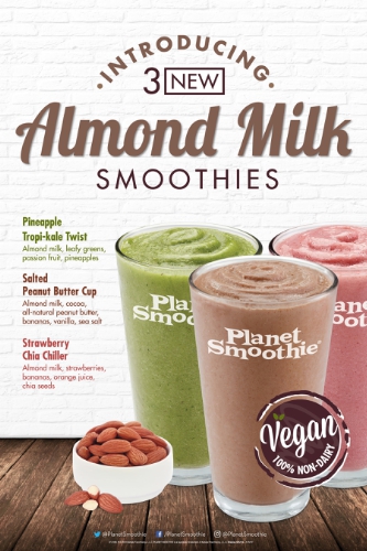 Planet Smoothie Adds Almond Milk as First Non-Dairy Option