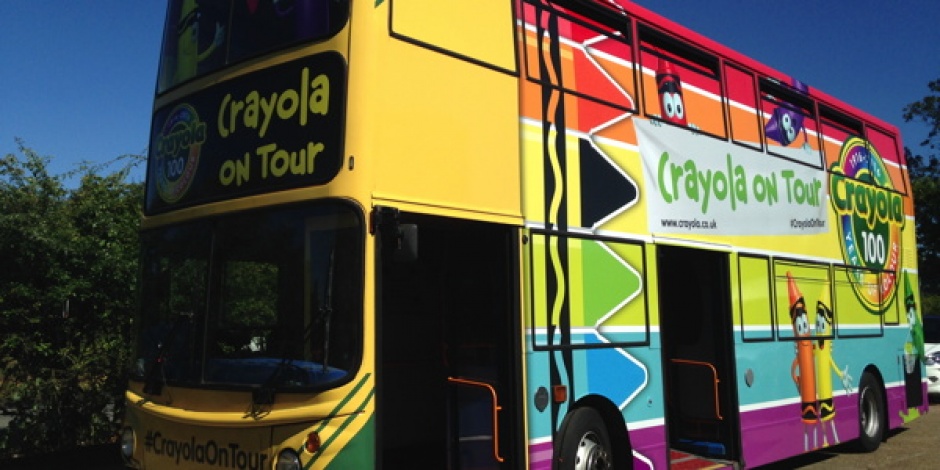 Crayola Enjoys Bus Tour Success