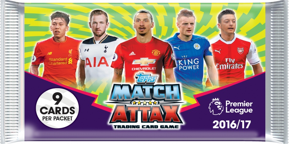 Topps Launches Match Attax 2016/17 and UEFA Champions League Stickers