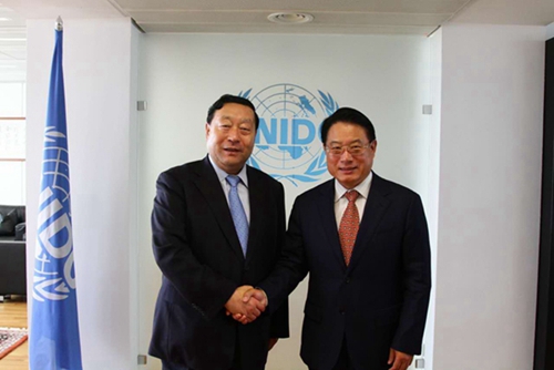 Liu Zhenya Met with UNIDO Director General Li Yong