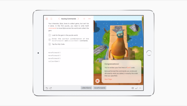 Swift Playgrounds Now Available on The App Store