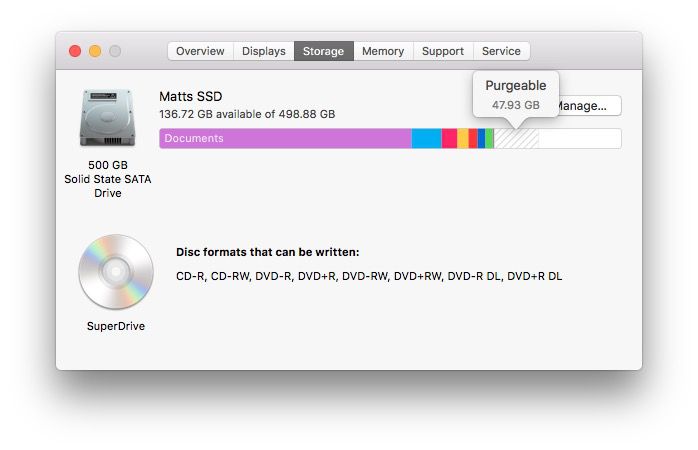 How MacOs Sierra Gives Back Gigs of Storage Space_1
