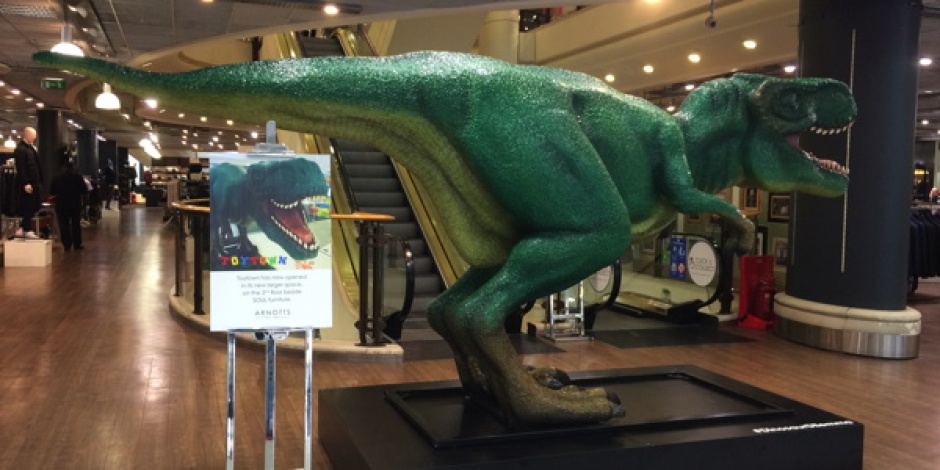 Giant Schleich Dinosaur Finds Home in Dublin