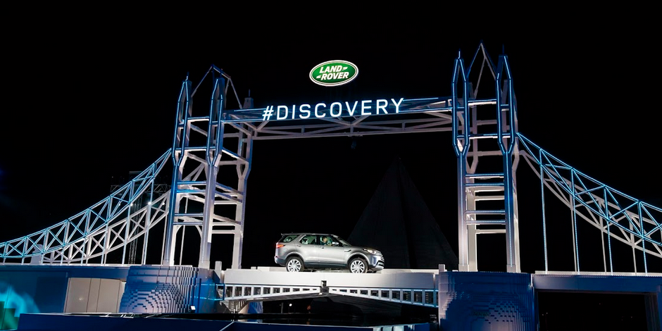 New Land Rover Discovery Unveiled Atop The Largest LEGO Structure Ever Built