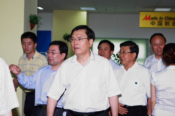 Member of Communist Party's Politburo & Vice Premier, State Council ZHANG Dejiang Inspected Made-in-China.com
